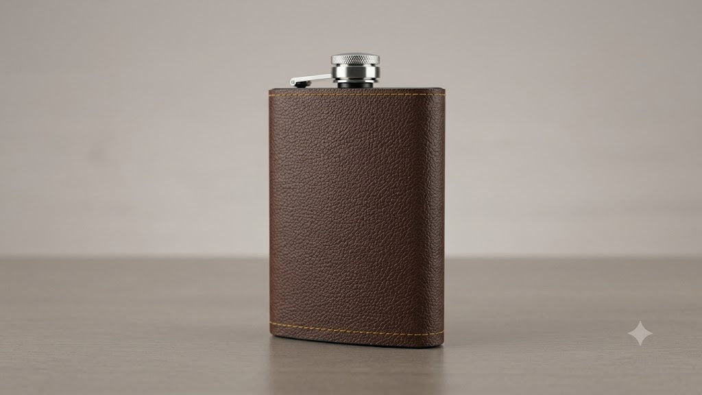 OLDMENS™ Vintage Leather Pocket Hip Flask