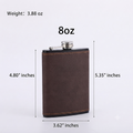 OLDMENS™ Vintage Leather Pocket Hip Flask