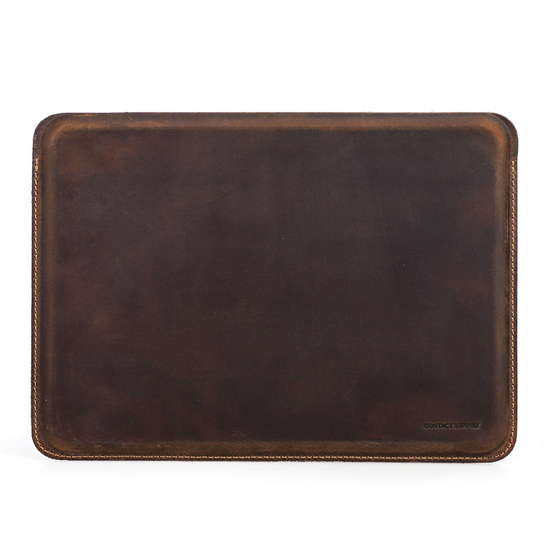 Handmade Genuine Leather iPad Sleeve – Vintage Crazy Horse Leather Case