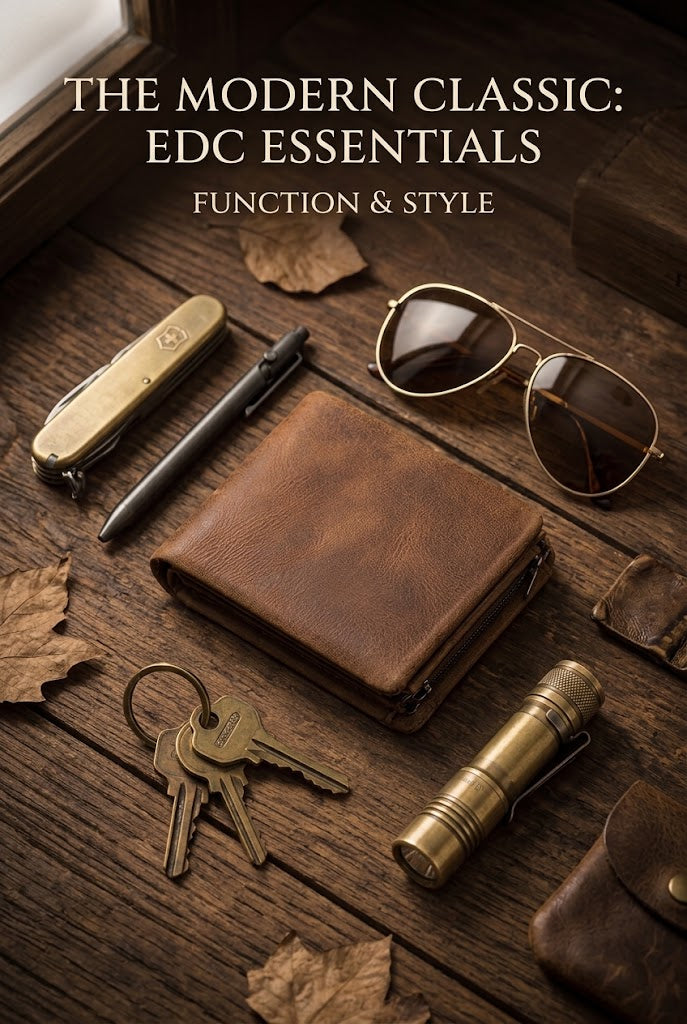 Vintage Crazy Horse Leather Trifold Wallet for Men – Card Holder & Zip Coin Pocket