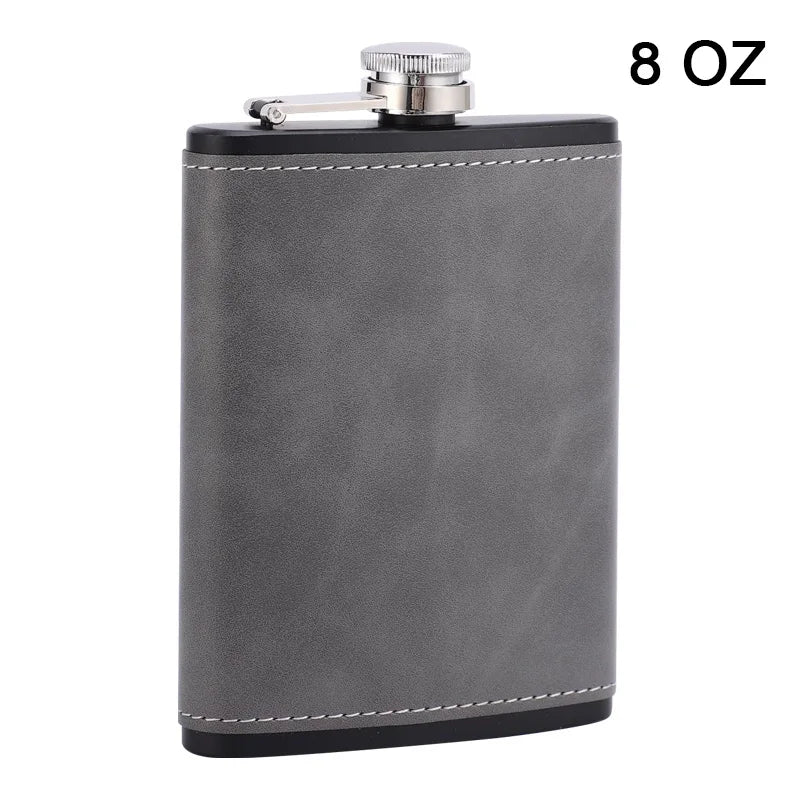 OLDMENS™ Vintage Leather Pocket Hip Flask