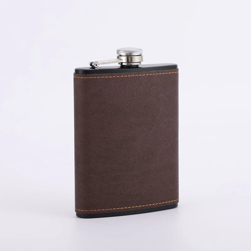 OLDMENS™ Vintage Leather Pocket Hip Flask