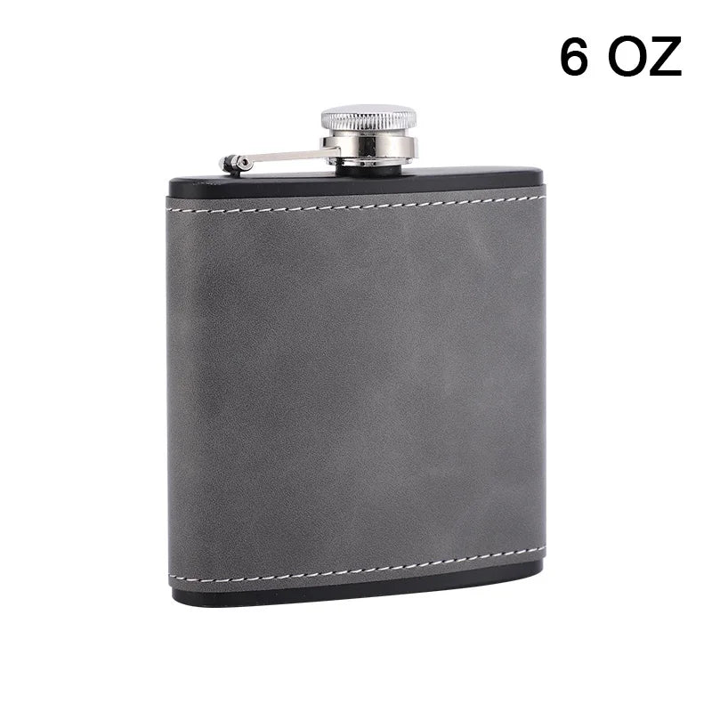 OLDMENS™ Vintage Leather Pocket Hip Flask